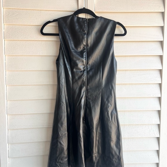 House of Harlow 1960 Black Leather Dress - Picture 3 of 4